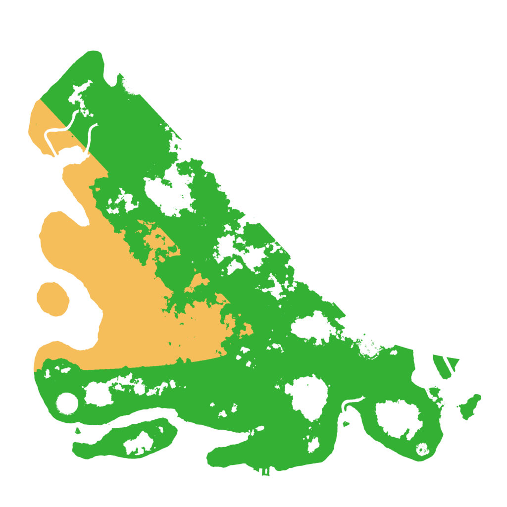 Biome Rust Map: Procedural Map, Size: 4100, Seed: 93155906