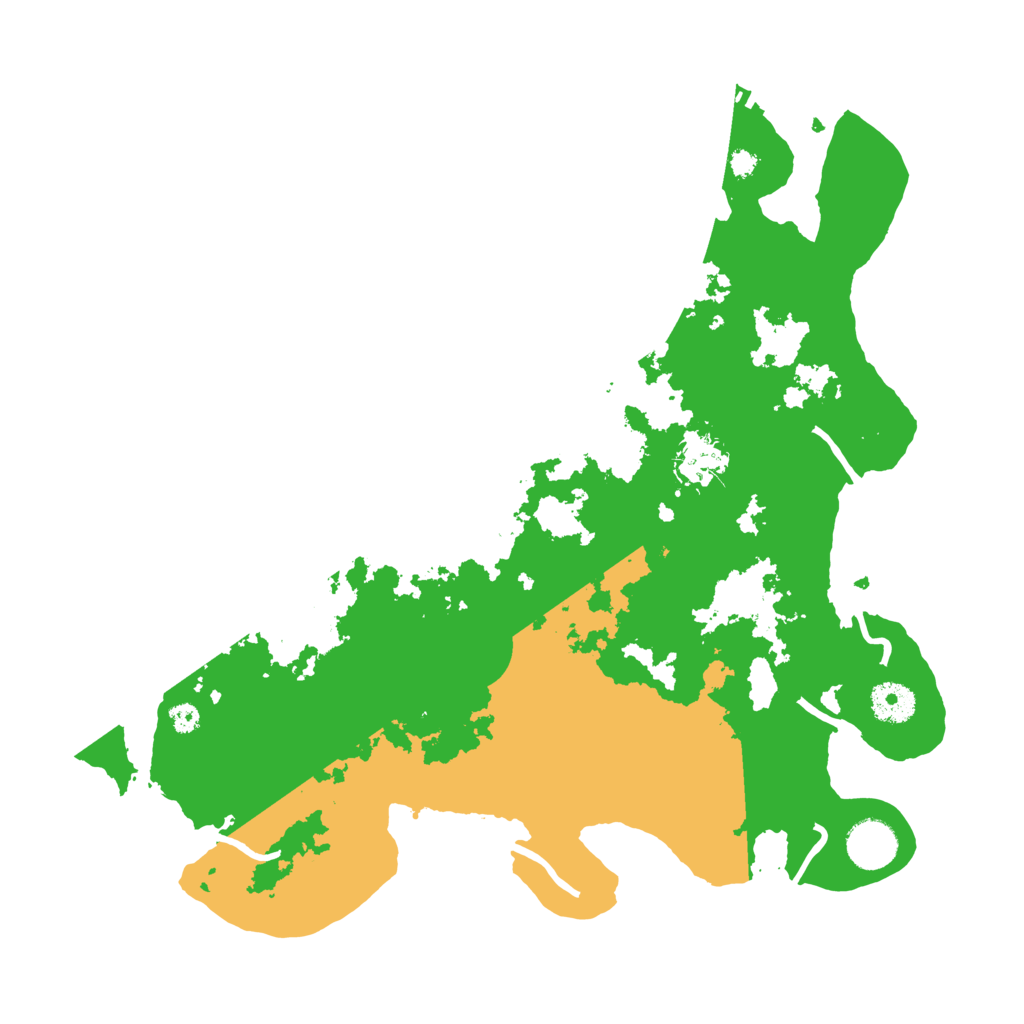 Biome Rust Map: Procedural Map, Size: 3600, Seed: 7321860