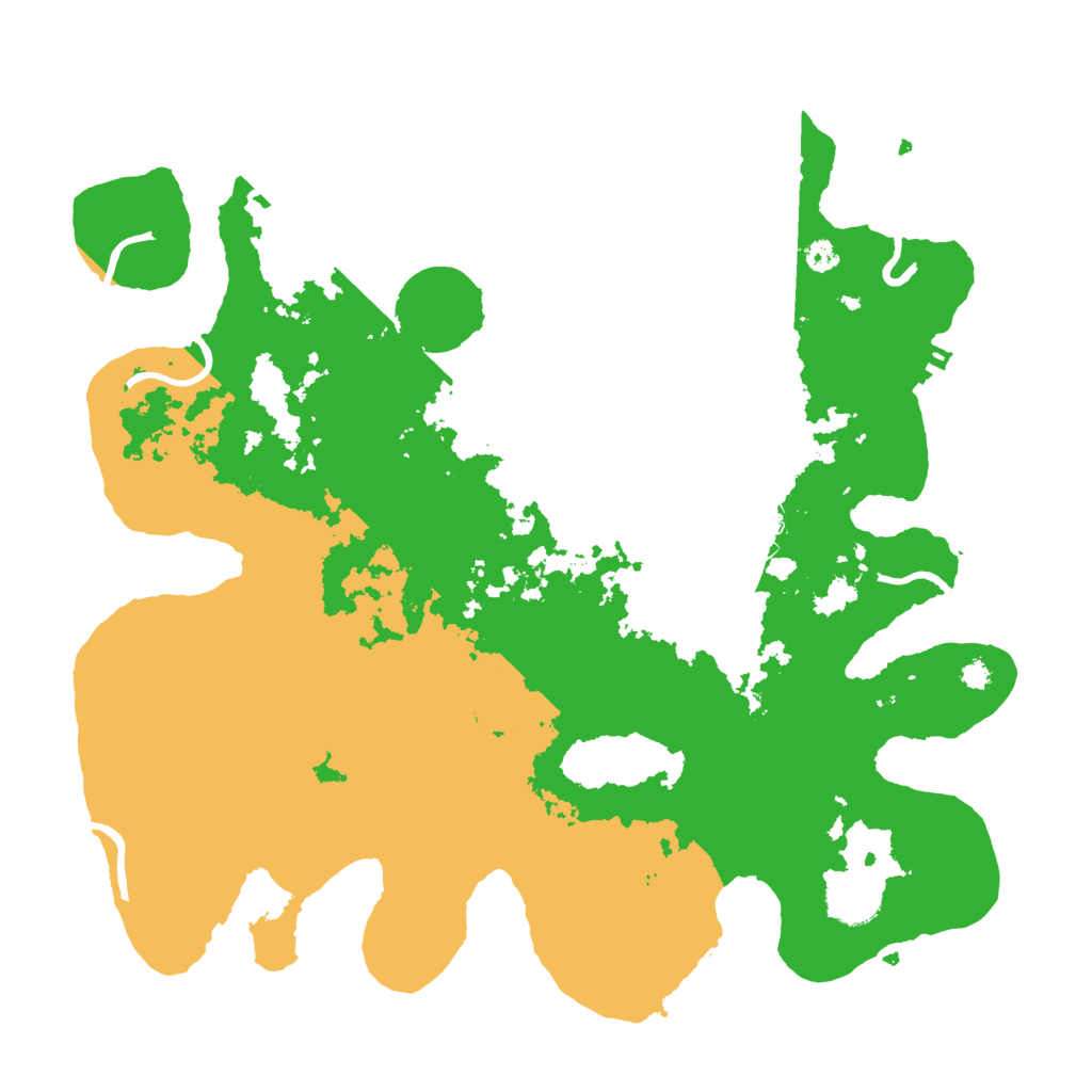 Biome Rust Map: Procedural Map, Size: 3500, Seed: 1107855589