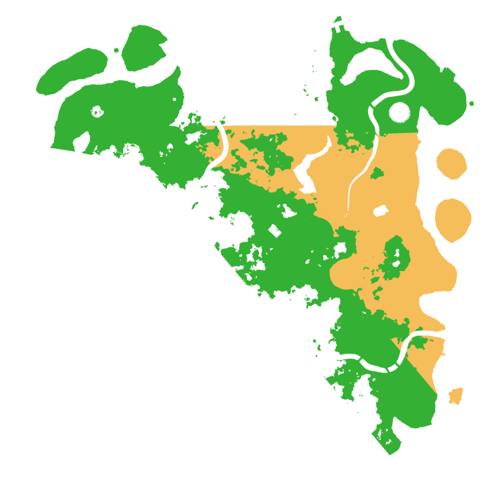 Biome Rust Map: Procedural Map, Size: 4300, Seed: 39863746