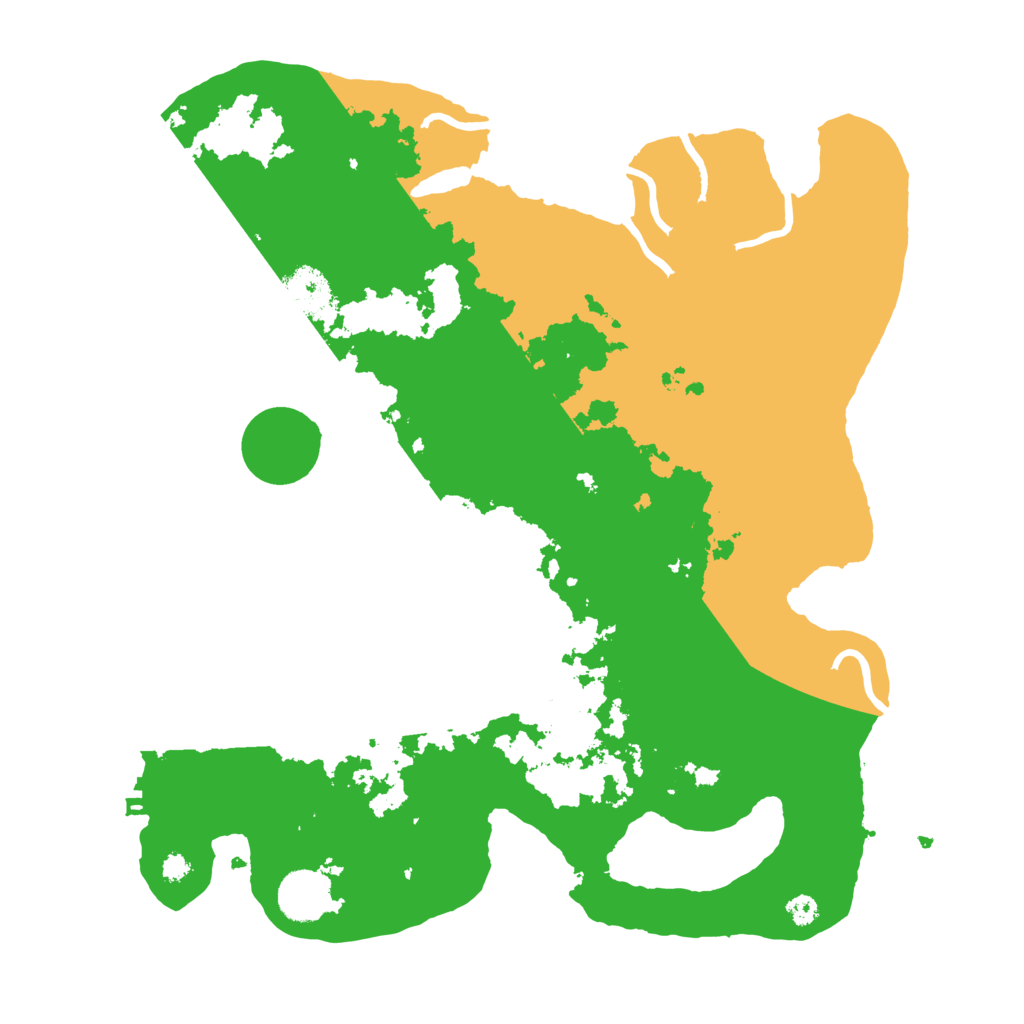 Biome Rust Map: Procedural Map, Size: 3500, Seed: 23383524