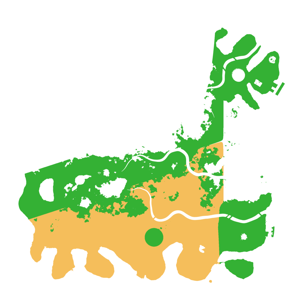 Biome Rust Map: Procedural Map, Size: 4250, Seed: 460814749