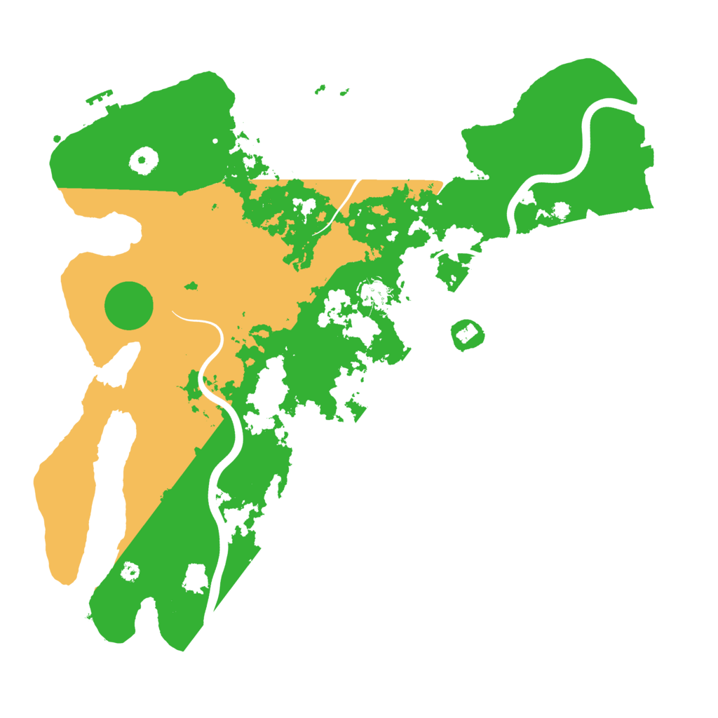 Biome Rust Map: Procedural Map, Size: 3900, Seed: 49873132
