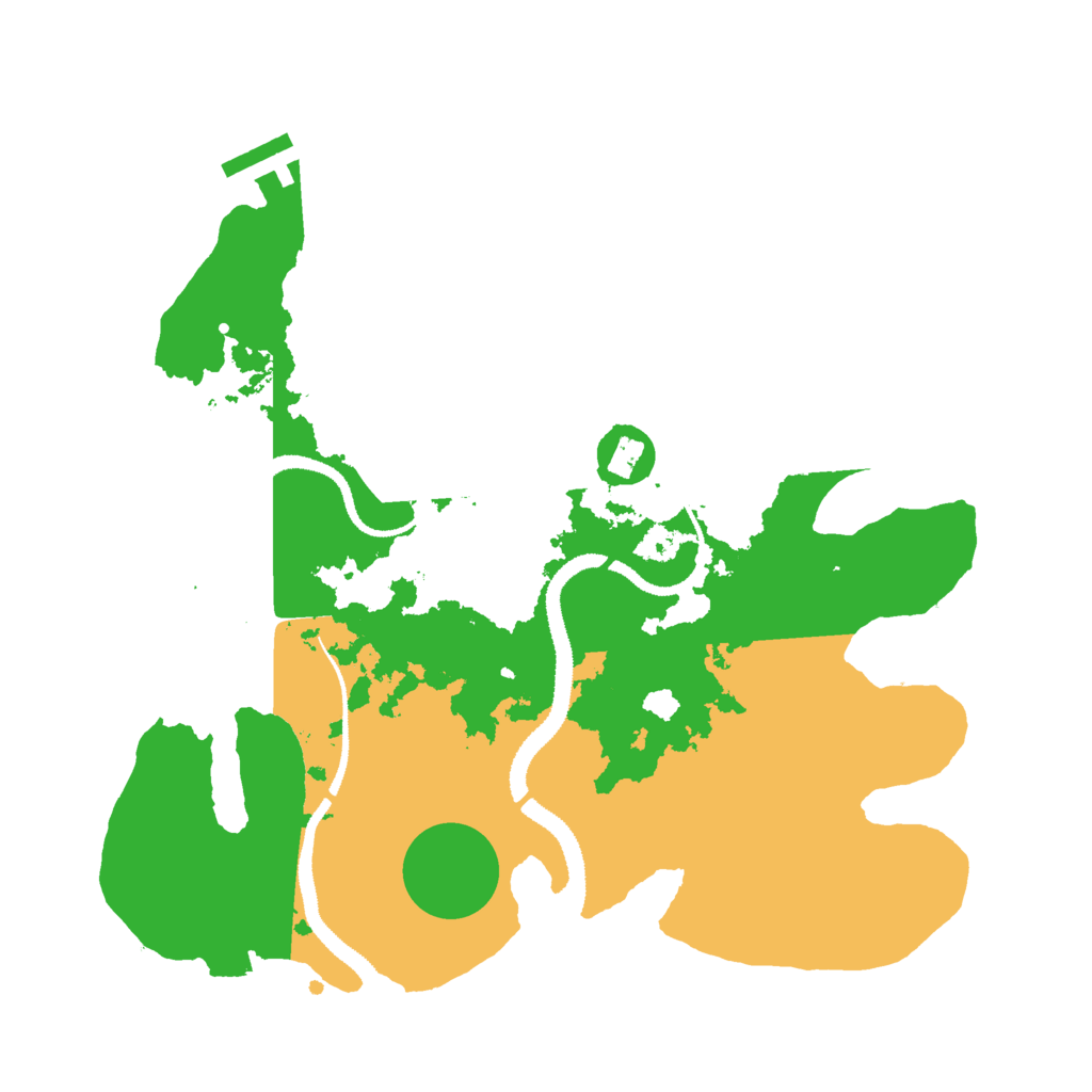 Biome Rust Map: Procedural Map, Size: 3000, Seed: 1729244394