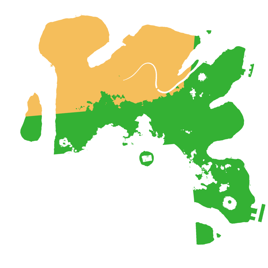 Biome Rust Map: Procedural Map, Size: 3000, Seed: 13530