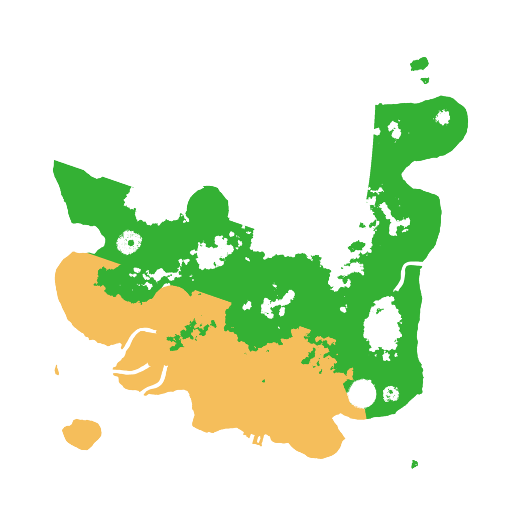 Biome Rust Map: Procedural Map, Size: 3250, Seed: 514208187