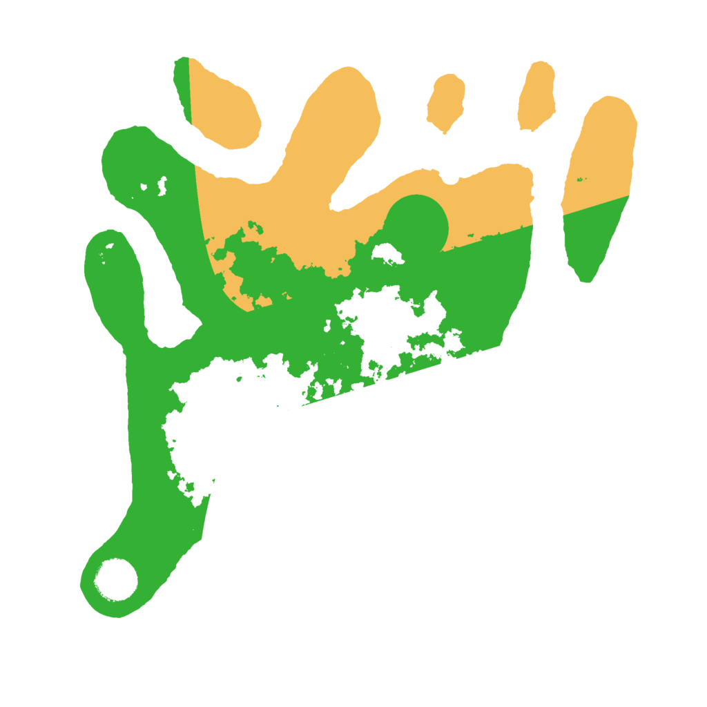 Biome Rust Map: Barren, Size: 3000, Seed: 8218383