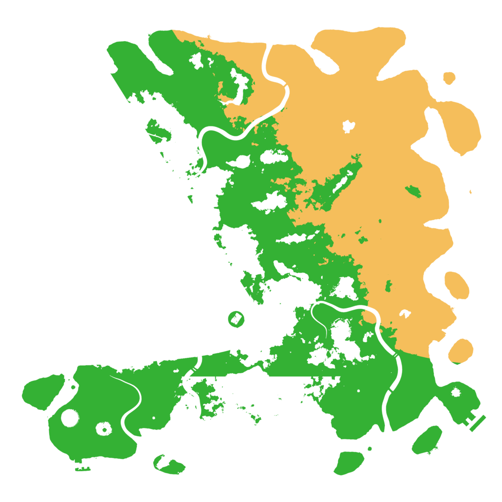 Biome Rust Map: Procedural Map, Size: 5000, Seed: 209