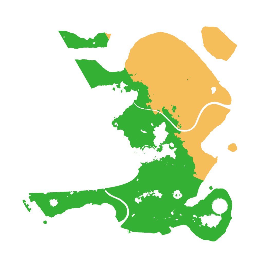 Biome Rust Map: Procedural Map, Size: 3000, Seed: 1497