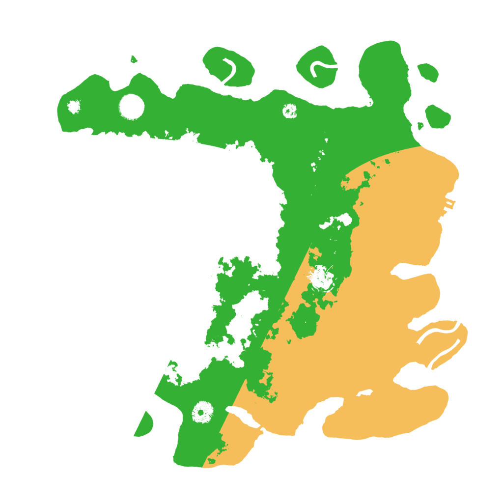 Biome Rust Map: Procedural Map, Size: 3500, Seed: 643711068