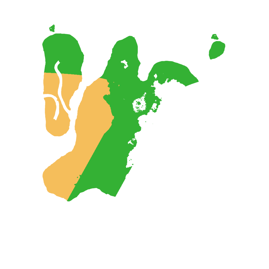 Biome Rust Map: Procedural Map, Size: 2000, Seed: 1492959099