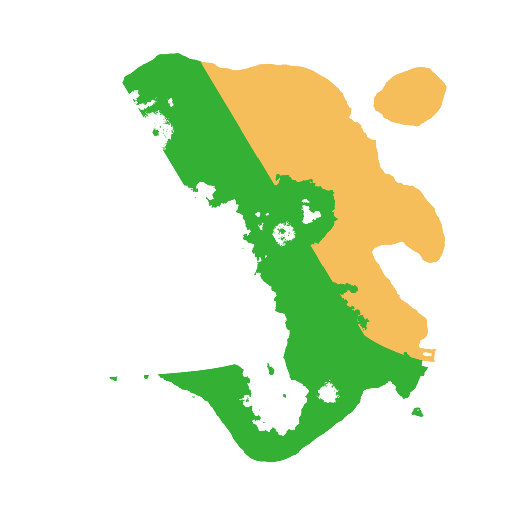 Biome Rust Map: Procedural Map, Size: 2400, Seed: 273081313