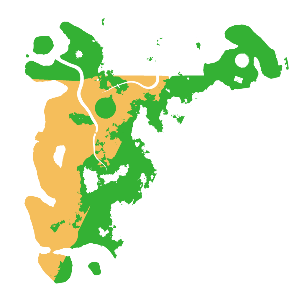 Biome Rust Map: Procedural Map, Size: 3800, Seed: 615559451