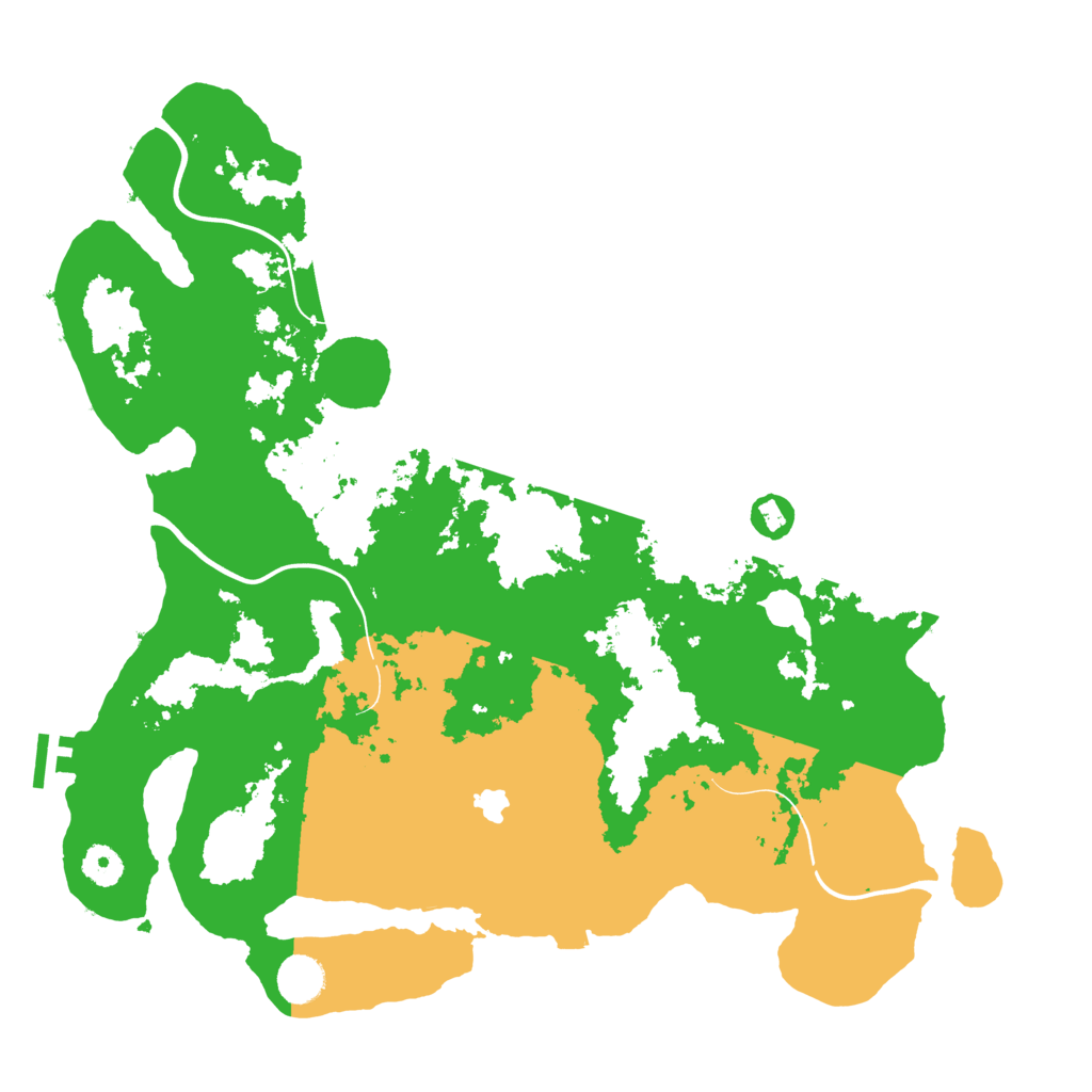 Biome Rust Map: Procedural Map, Size: 4050, Seed: 178397324