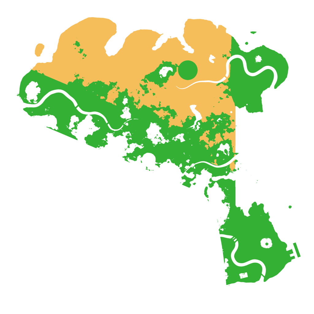 Biome Rust Map: Procedural Map, Size: 4250, Seed: 240736395