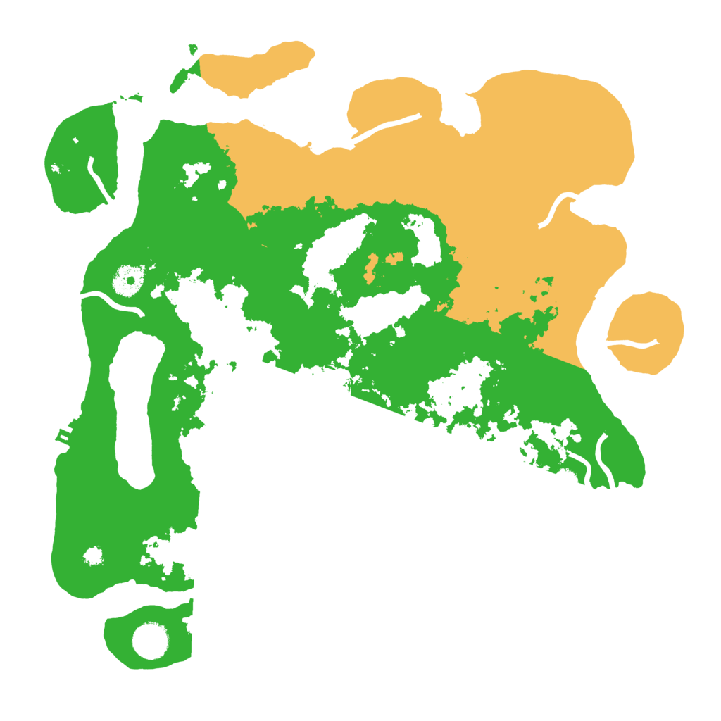 Biome Rust Map: Procedural Map, Size: 3500, Seed: 1846277533