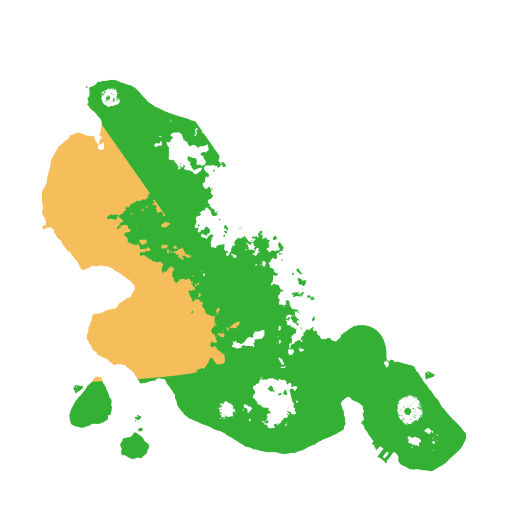 Biome Rust Map: Procedural Map, Size: 3000, Seed: 3897560