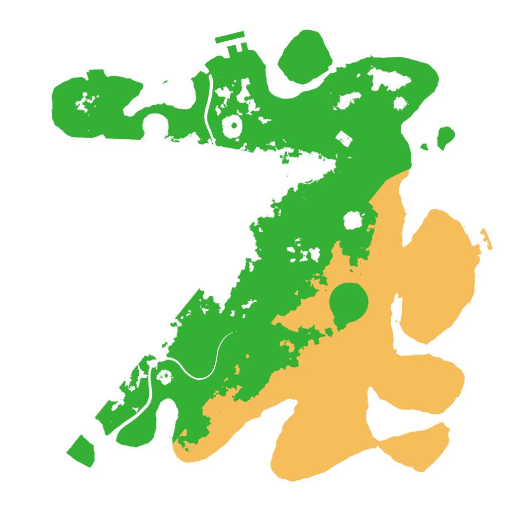 Biome Rust Map: Procedural Map, Size: 3500, Seed: 1602209097