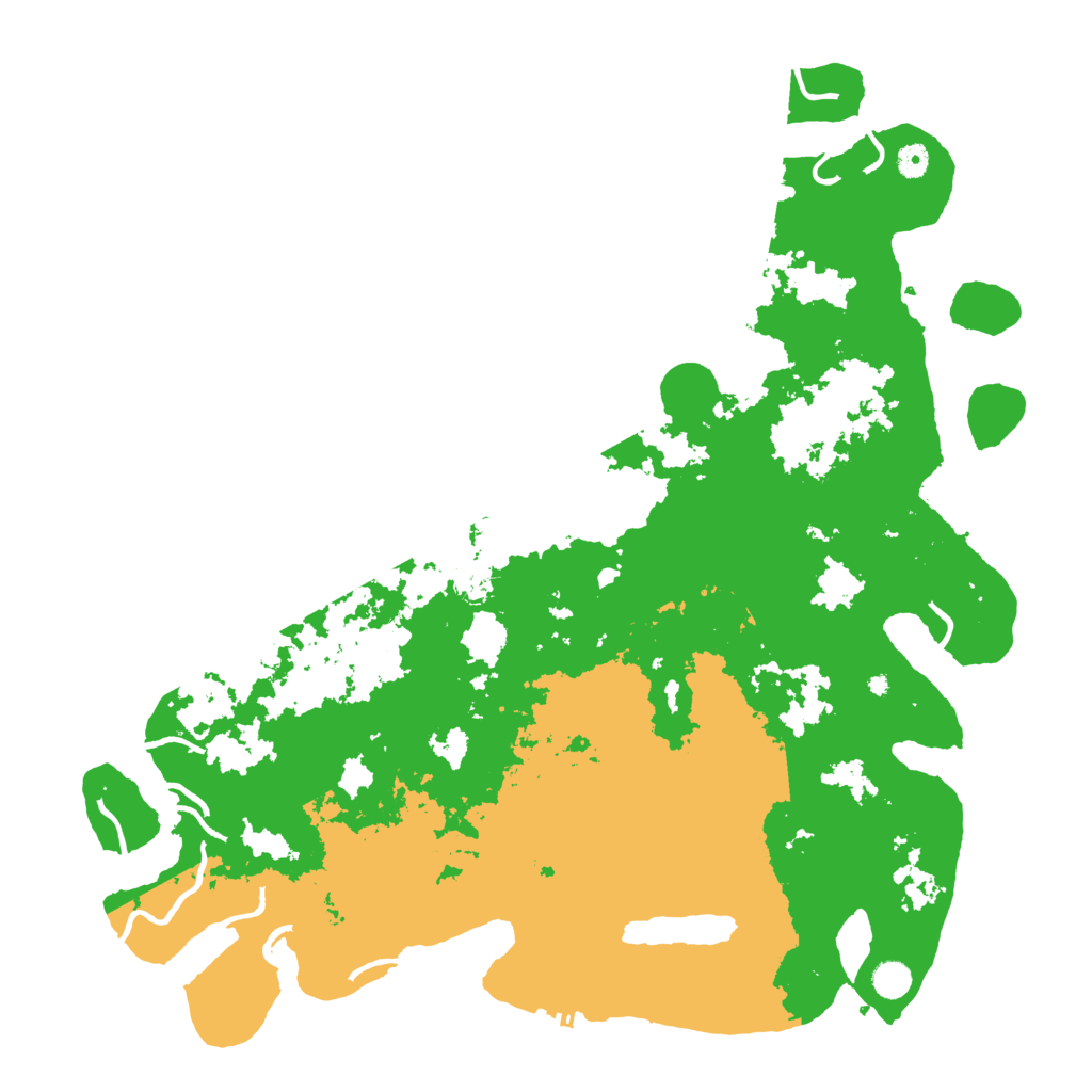 Biome Rust Map: Procedural Map, Size: 5000, Seed: 20230405