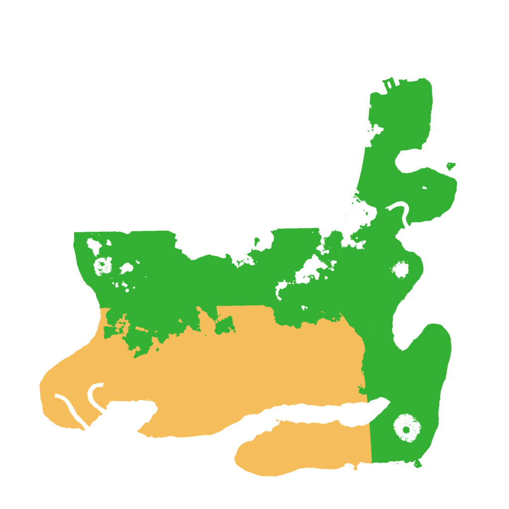 Biome Rust Map: Procedural Map, Size: 2900, Seed: 895632