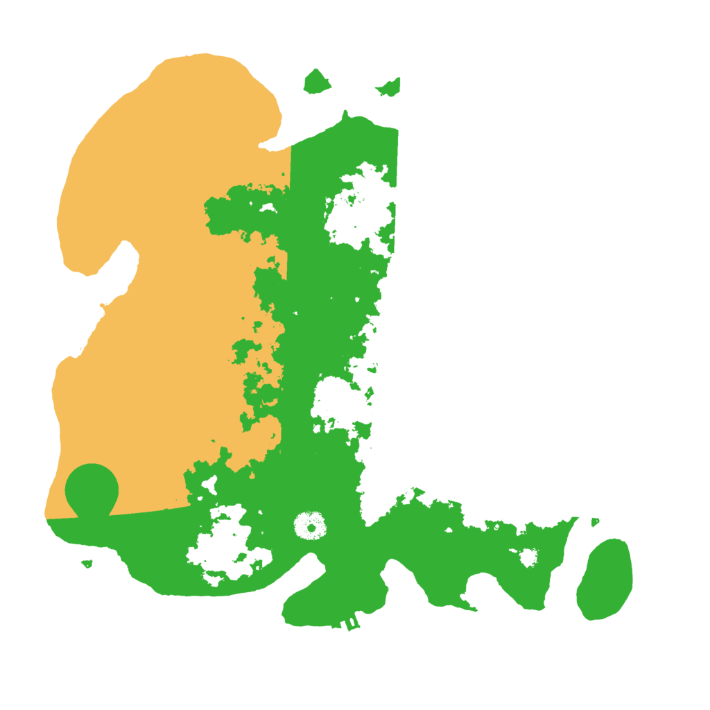 Biome Rust Map: Procedural Map, Size: 3500, Seed: 416428666