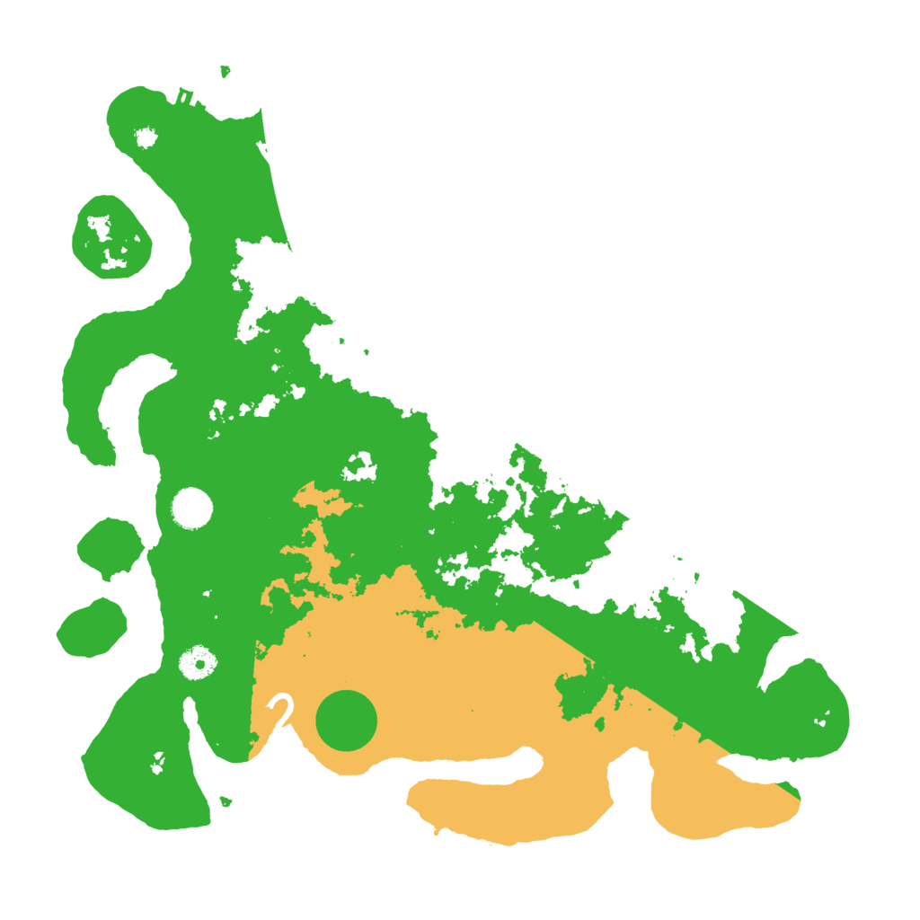 Biome Rust Map: Procedural Map, Size: 3950, Seed: 56325452