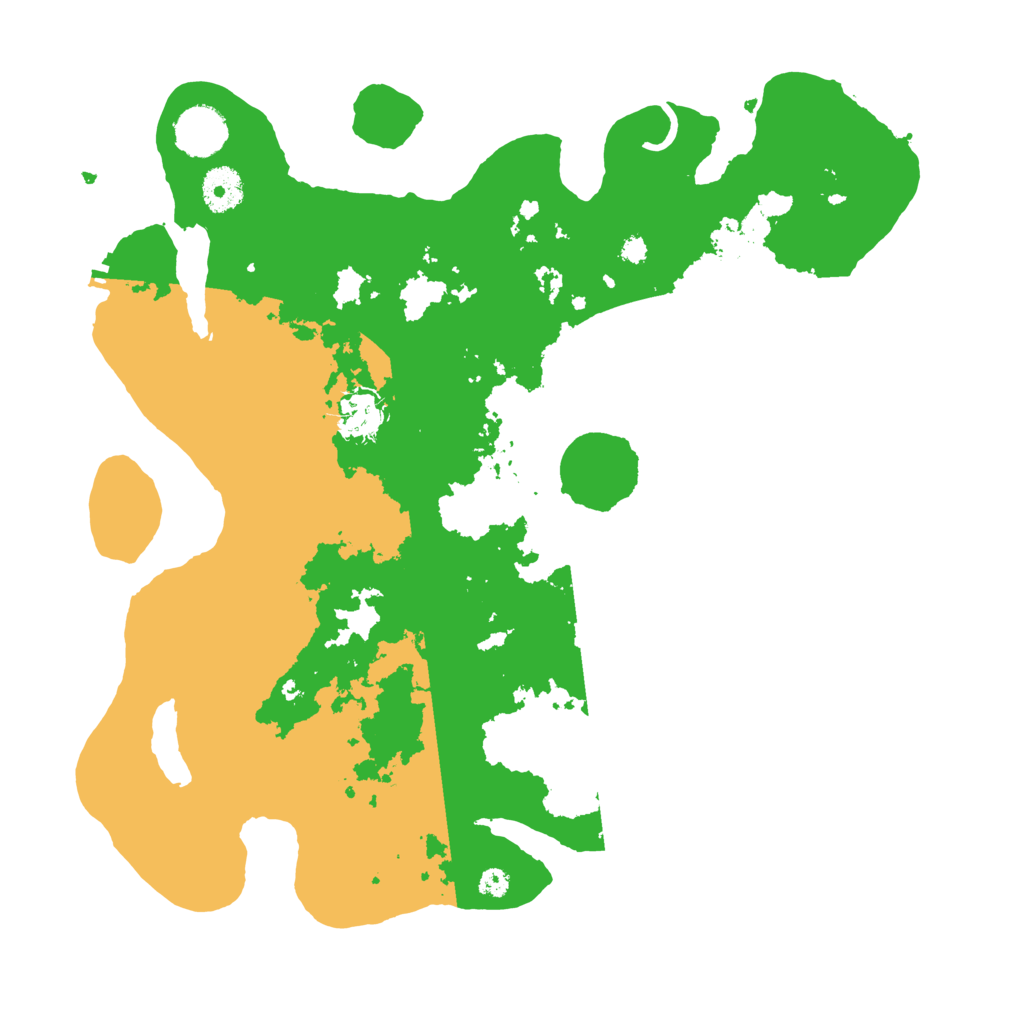 Biome Rust Map: Procedural Map, Size: 3600, Seed: 12421696