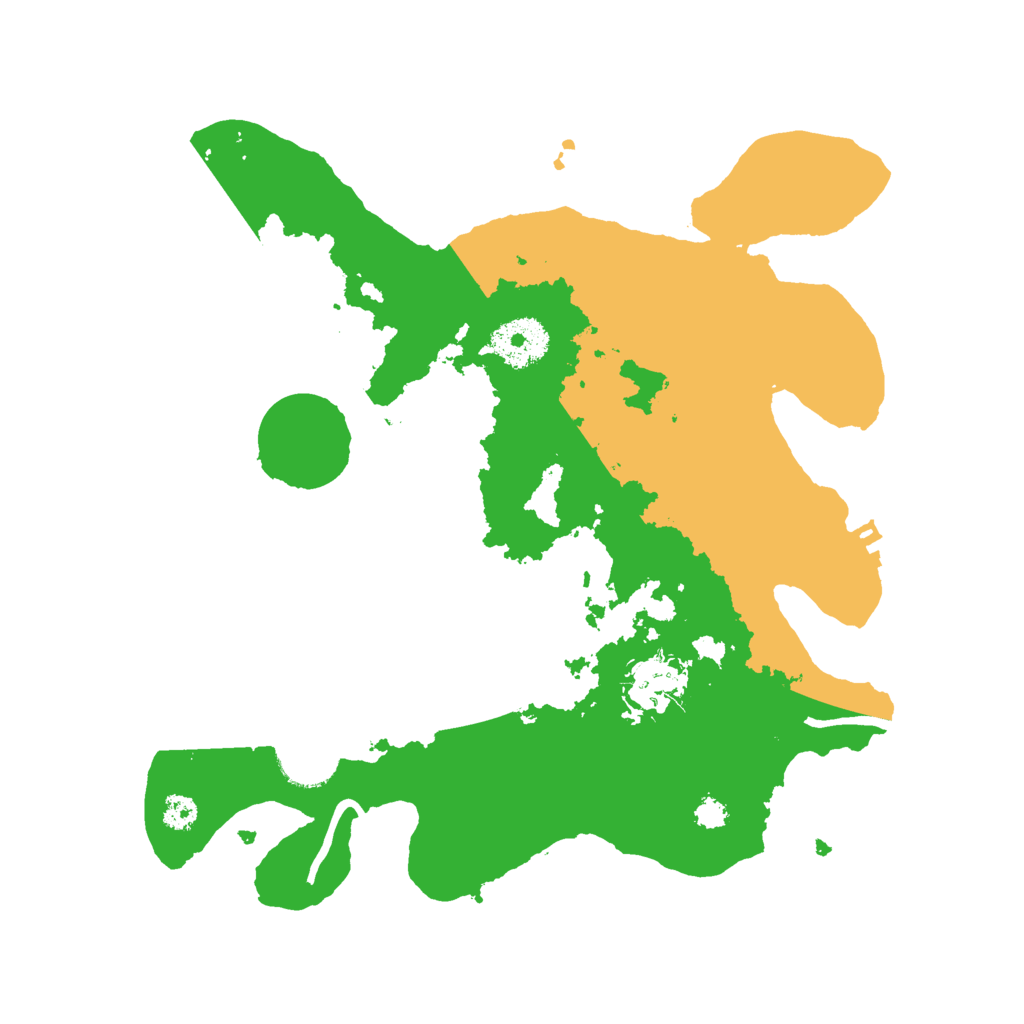 Biome Rust Map: Procedural Map, Size: 3000, Seed: 12808