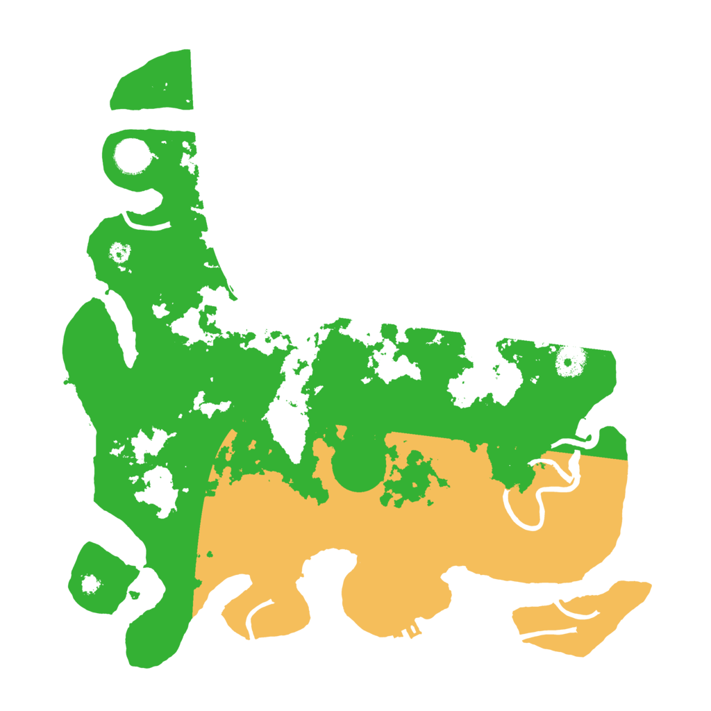 Biome Rust Map: Procedural Map, Size: 3500, Seed: 576472523