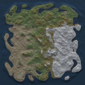 Thumbnail Rust Map: Procedural Map, Size: 5500, Seed: 1106363048, 19 Monuments