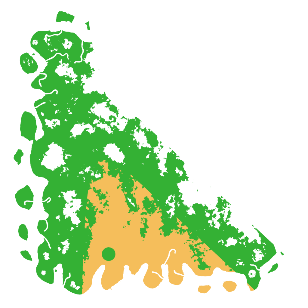 Biome Rust Map: Procedural Map, Size: 6000, Seed: 1653893067