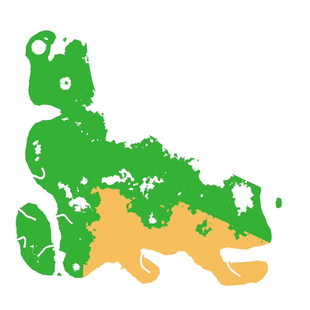 Biome Rust Map: Procedural Map, Size: 3800, Seed: 77055200