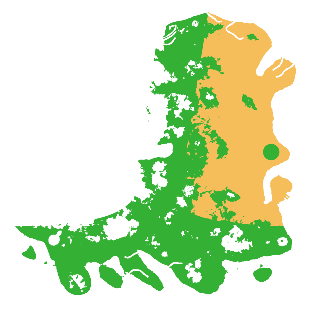 Biome Rust Map: Procedural Map, Size: 5000, Seed: 46