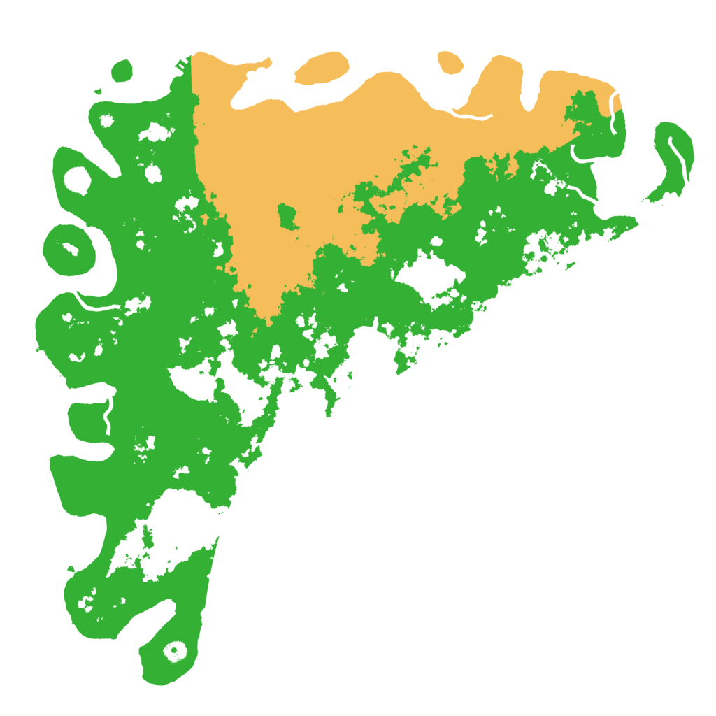 Biome Rust Map: Procedural Map, Size: 5000, Seed: 61391986