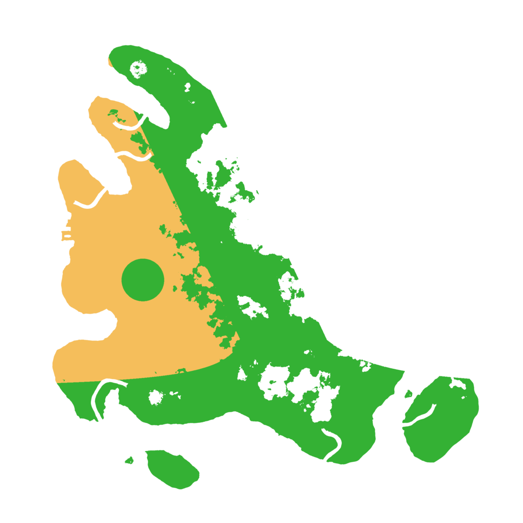 Biome Rust Map: Procedural Map, Size: 3250, Seed: 133769420