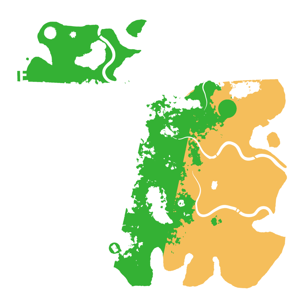 Biome Rust Map: Procedural Map, Size: 4400, Seed: 2013200