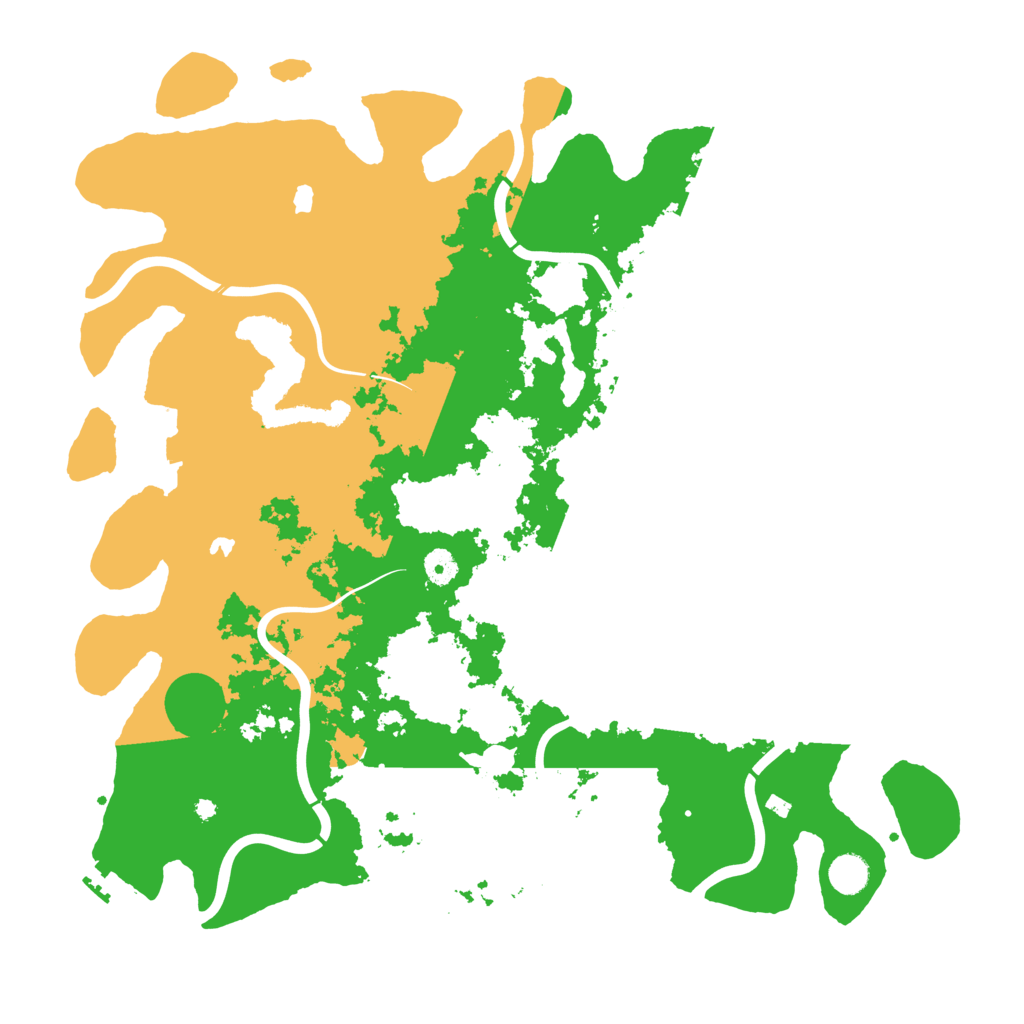 Biome Rust Map: Procedural Map, Size: 4500, Seed: 51262512