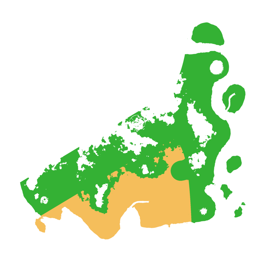 Biome Rust Map: Procedural Map, Size: 3500, Seed: 1469395006