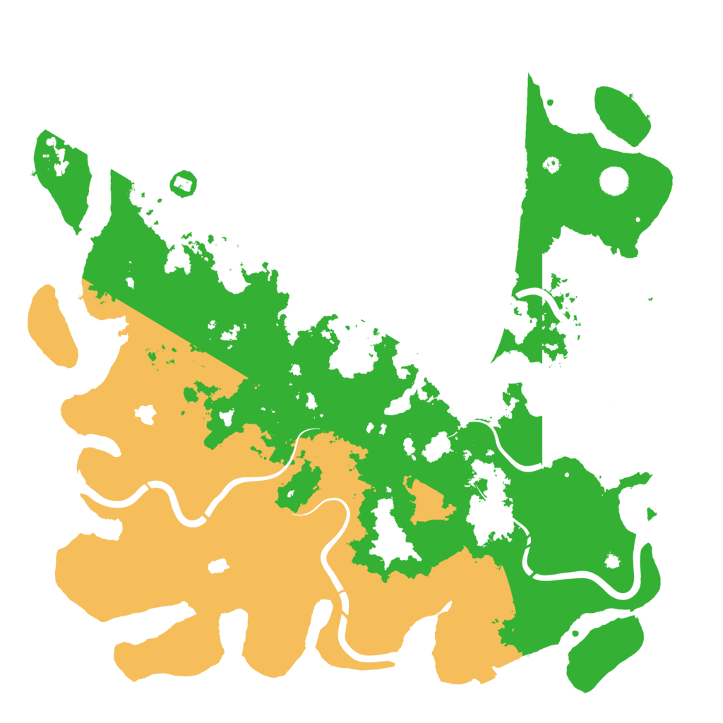 Biome Rust Map: Procedural Map, Size: 4500, Seed: 891195387