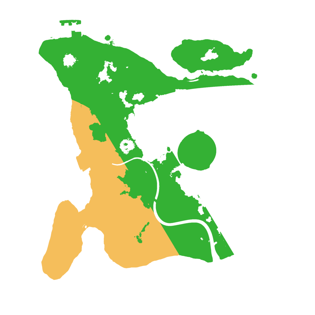 Biome Rust Map: Procedural Map, Size: 2250, Seed: 349930