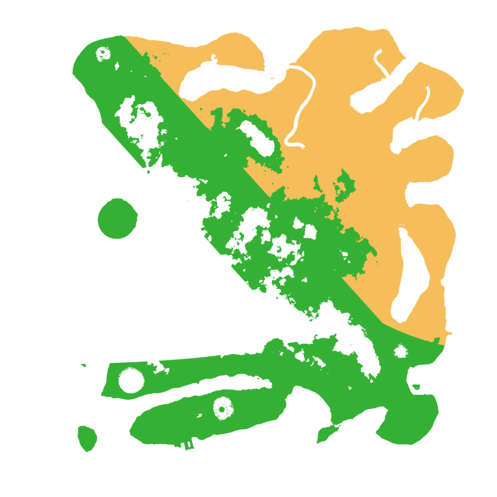 Biome Rust Map: Procedural Map, Size: 3500, Seed: 13132872