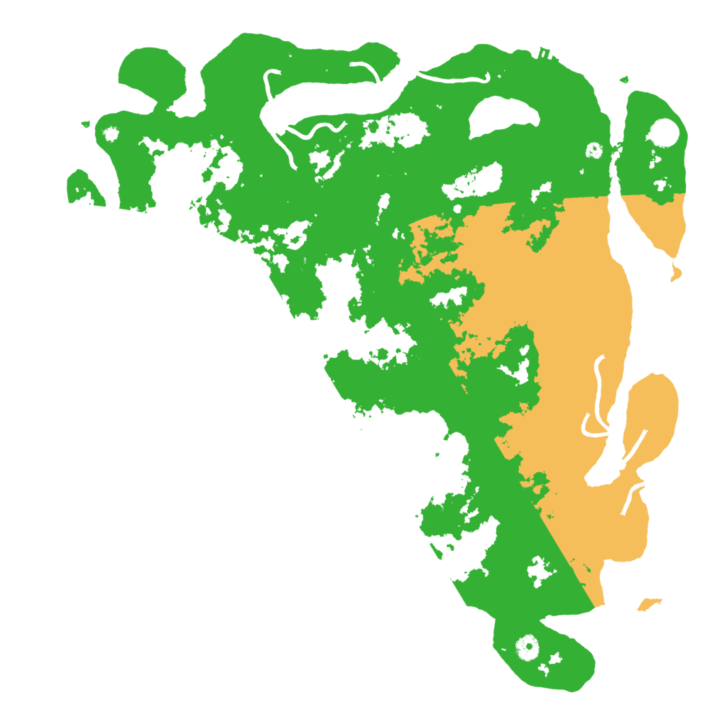 Biome Rust Map: Procedural Map, Size: 4500, Seed: 1758609016