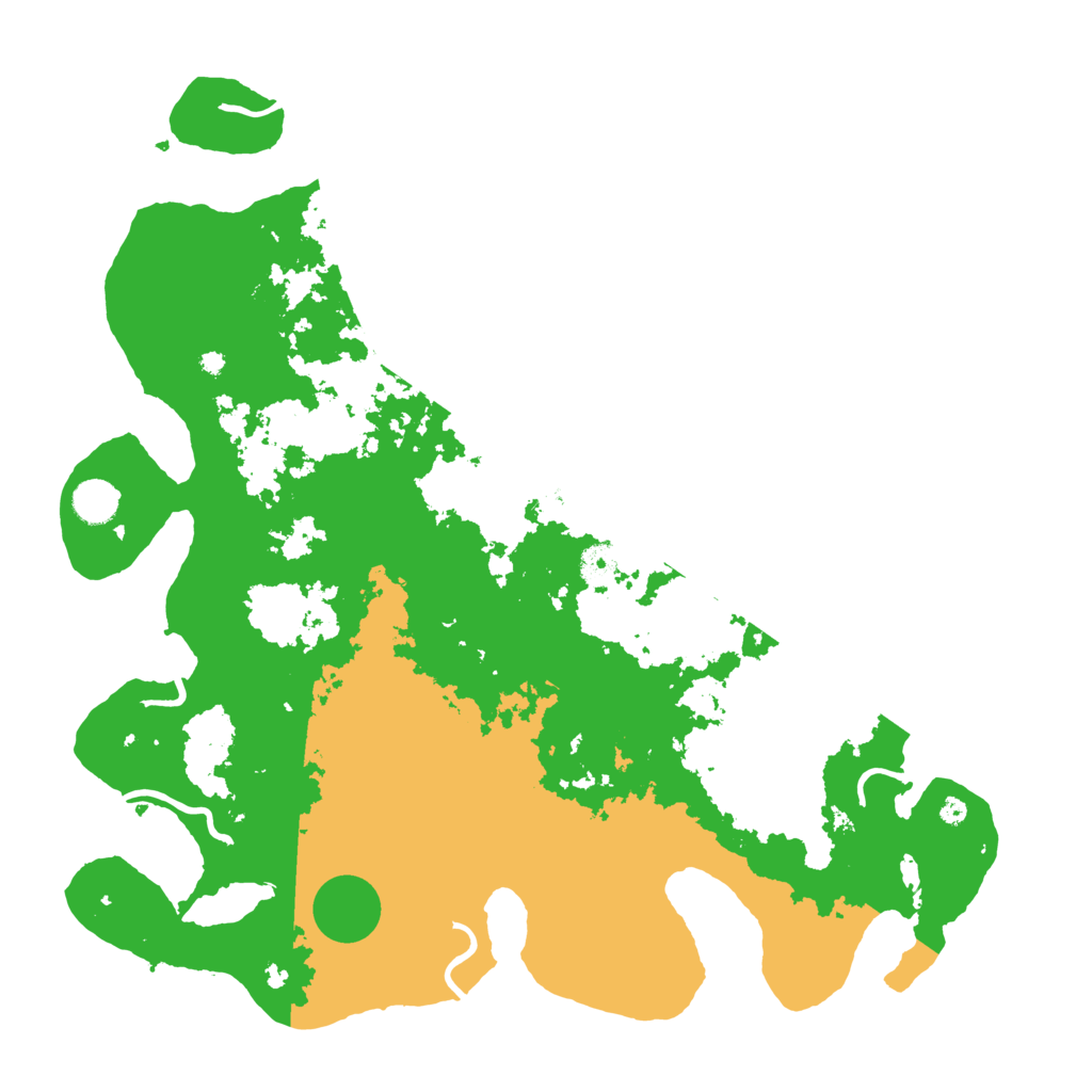 Biome Rust Map: Procedural Map, Size: 4250, Seed: 129223744