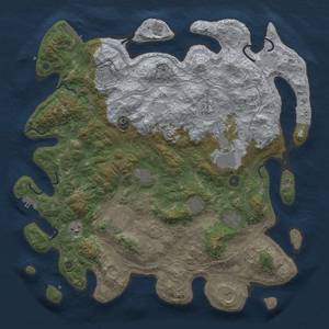 Thumbnail Rust Map: Procedural Map, Size: 4500, Seed: 1172578435, 19 Monuments