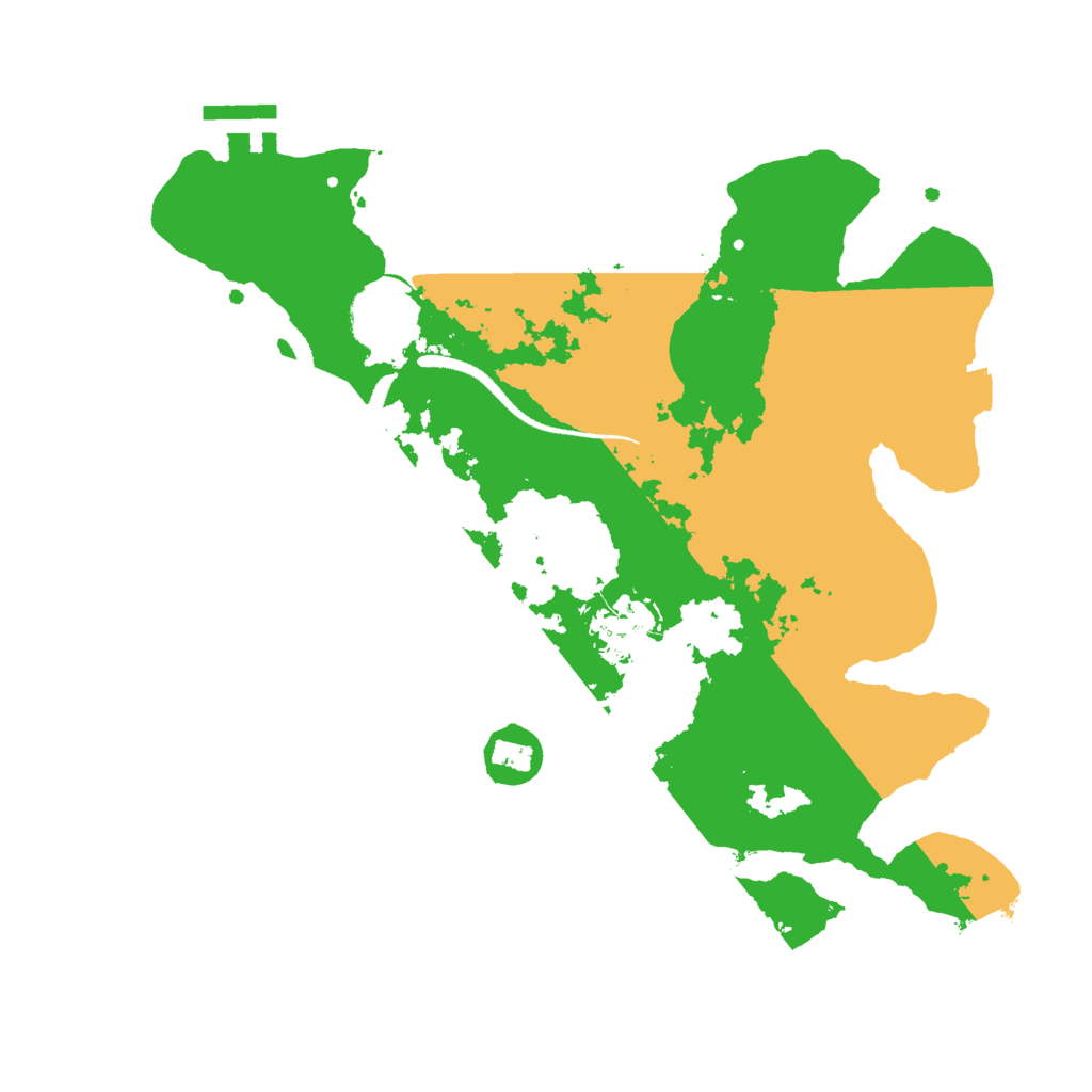 Biome Rust Map: Procedural Map, Size: 3000, Seed: 1999376076
