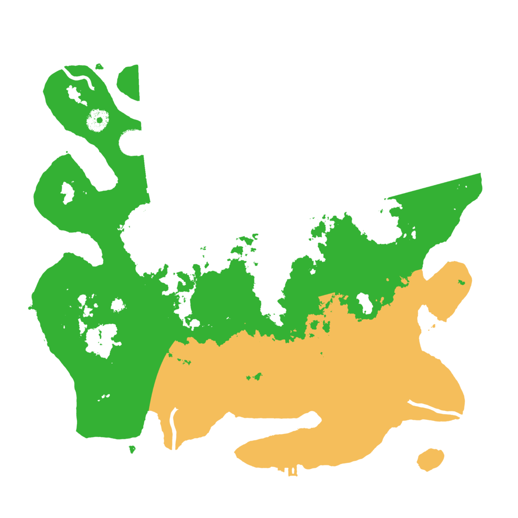 Biome Rust Map: Procedural Map, Size: 3500, Seed: 482455