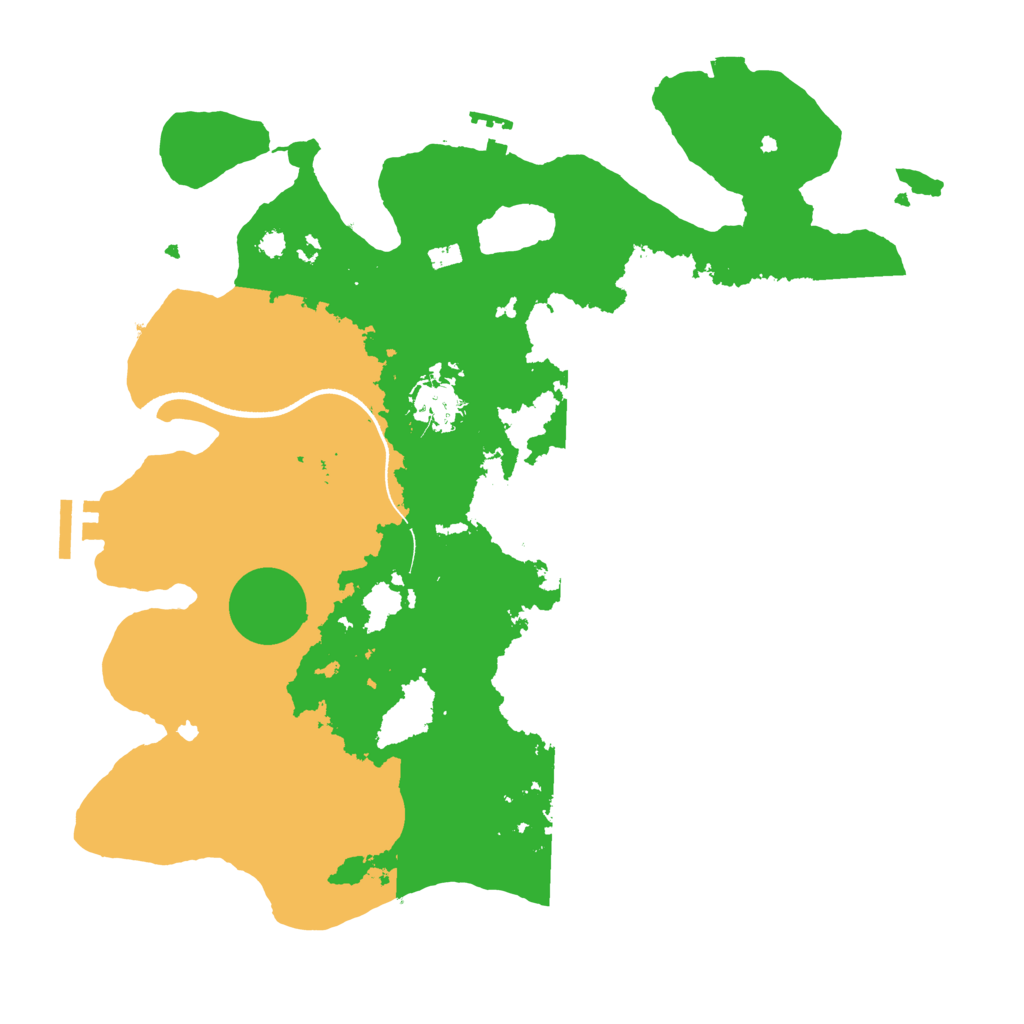 Biome Rust Map: Procedural Map, Size: 3500, Seed: 1711349792