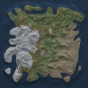 Thumbnail Rust Map: Procedural Map, Size: 4250, Seed: 1831662801, 19 Monuments