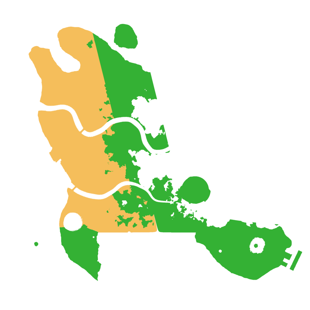 Biome Rust Map: Procedural Map, Size: 3000, Seed: 149250958