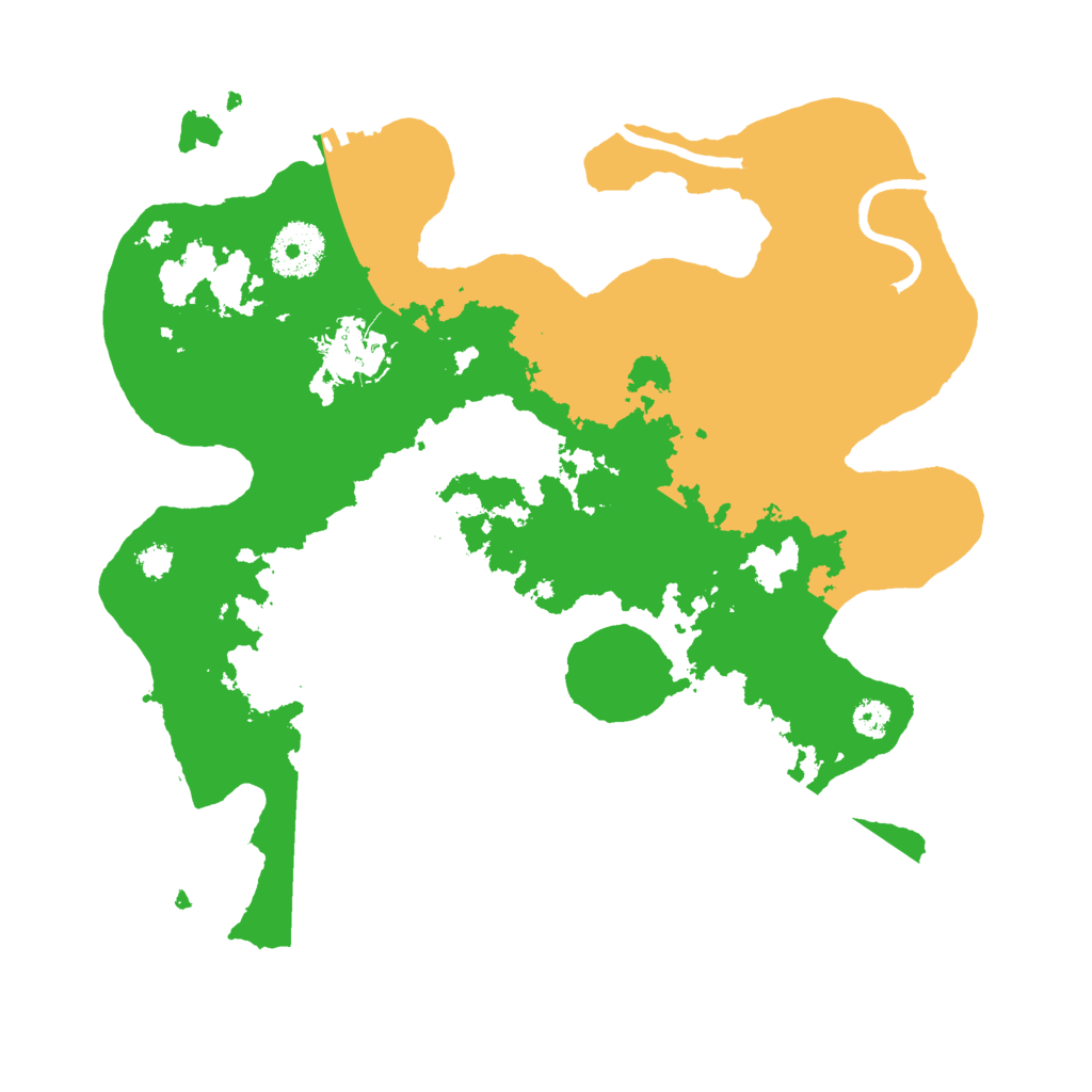 Biome Rust Map: Procedural Map, Size: 3000, Seed: 2037062463